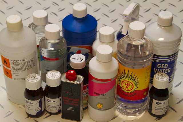 Household chemicals - Photo by: Dennis van Zuijlekom- Source: Flickr Creative Commons