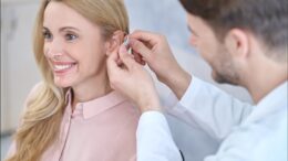woman hearing aid
